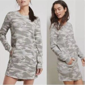Athleta Women’s Casual Balance Camo Lux Dress / Size XXS / Brand NWT / Gray